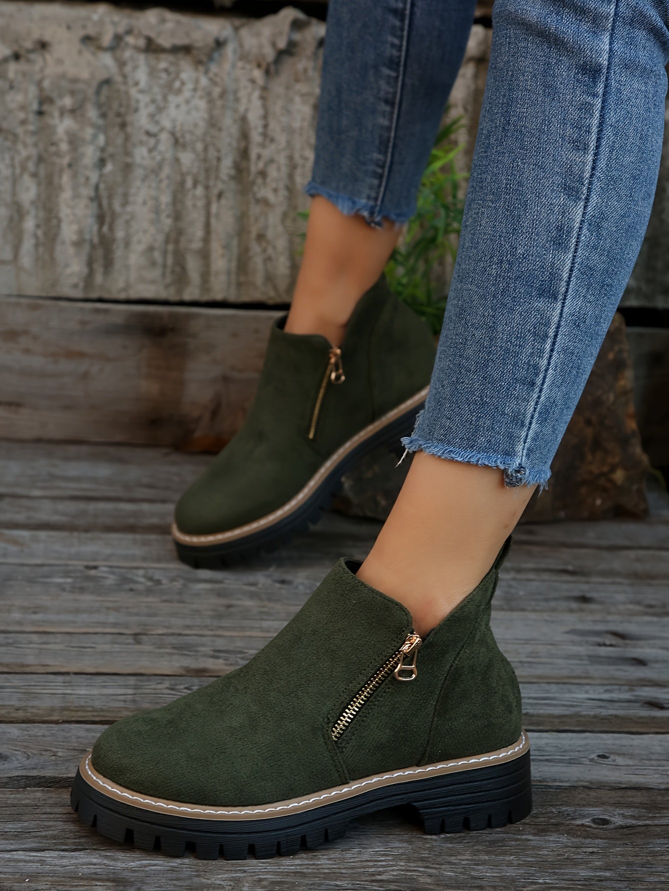 Botines Mujer Ortopédicos Suela Ergonómica Estampado Animal