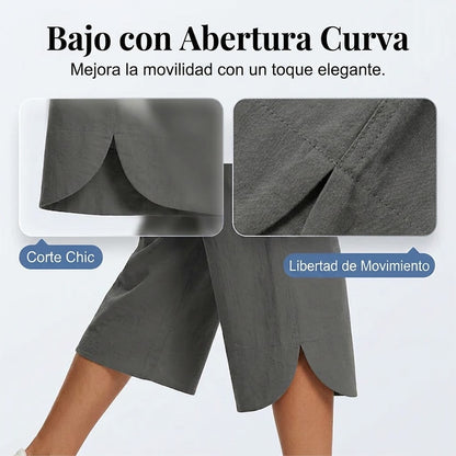 Pantalones Cropped Mujer Transpirables