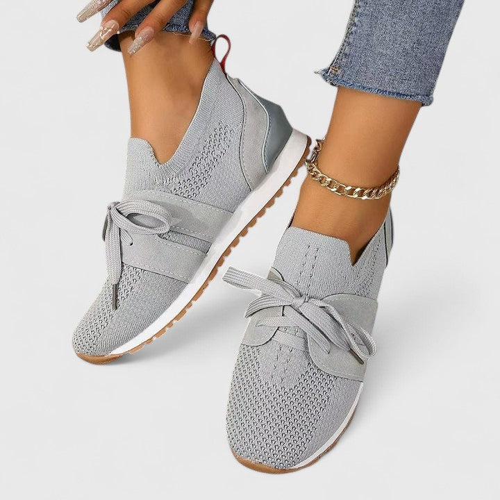 Zapatillas Ortopédicas Mujer Tejido Transpirable Cordones