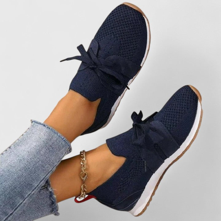 Zapatillas Ortopédicas Mujer Tejido Transpirable Cordones
