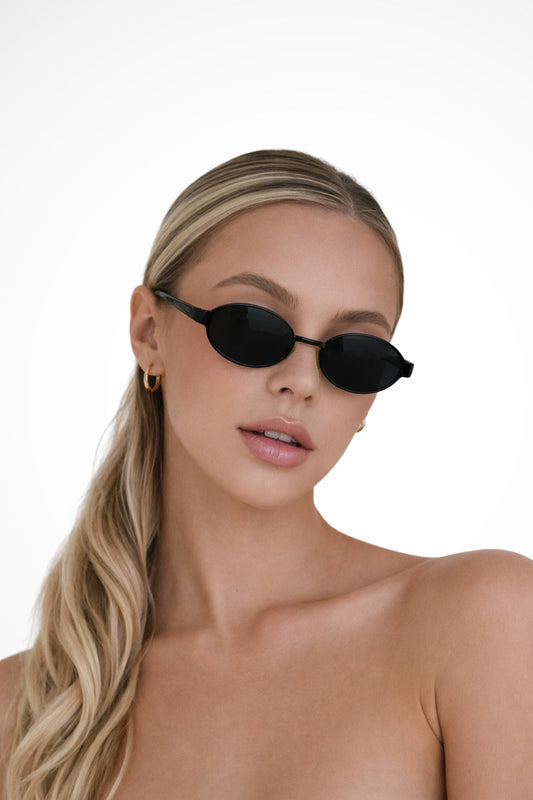 Gafas de sol mujer montura metálica ovaladas estilo retro - Mavetta