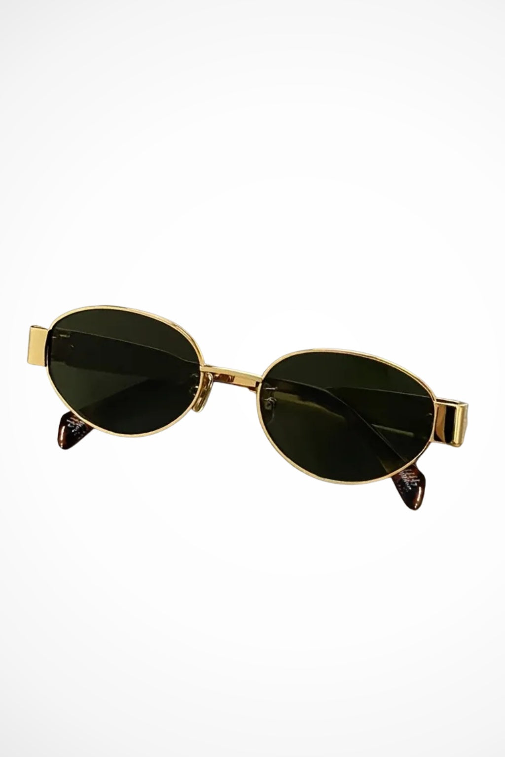 Gafas de sol mujer montura metálica ovaladas estilo retro