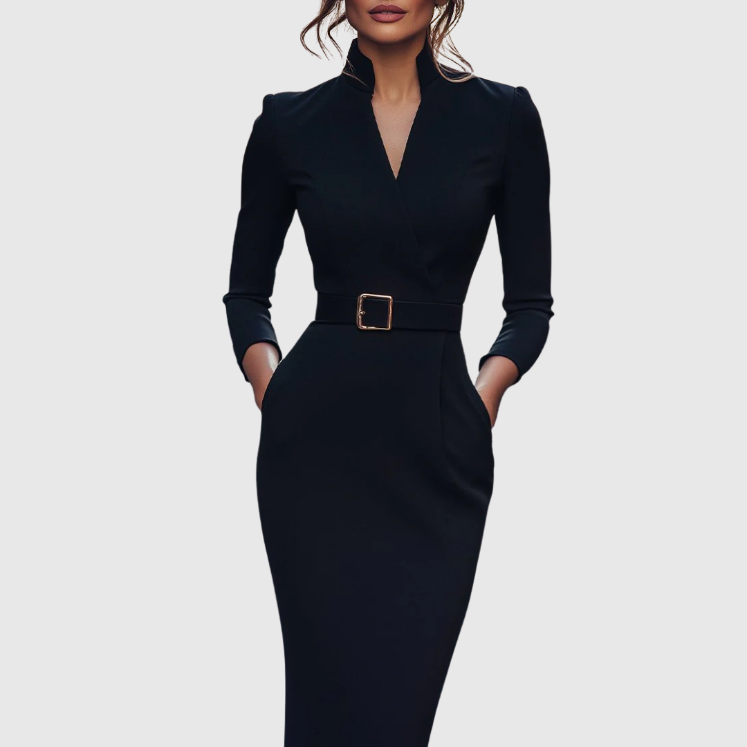 Vestido fiesta mujer estilo refinado elegante
