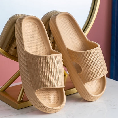 Chanclas Planas Mujer Textura Antideslizante Deportivas