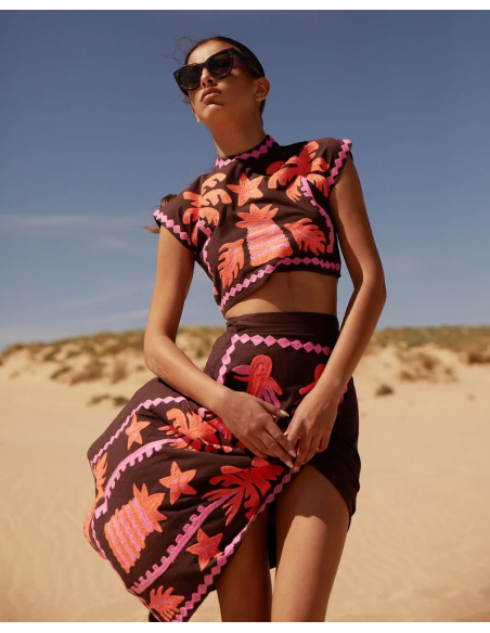 Conjunto Mujer y Falda Estampados