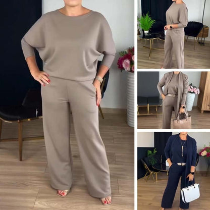 Conjunto Deportivo Mujer Cárdigan Largo y Pantalón