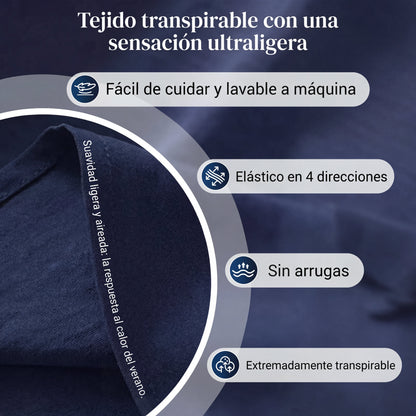 Blusa Mujer Lisa Algodón Manga Corta Corte Holgado