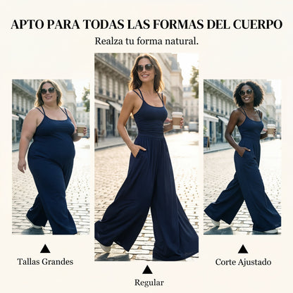 Mono Mujer Casual Tirantes Finos Ajuste Relax