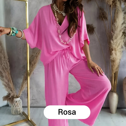 Conjunto Casual Mujer Holgado Algodón