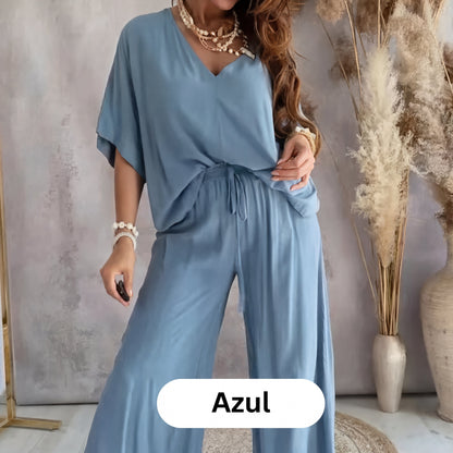 Conjunto Casual Mujer Holgado Algodón