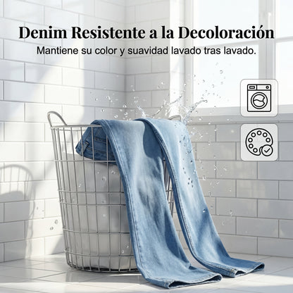 Vaqueros Mujer Elásticos Acampanados Cintura Alta