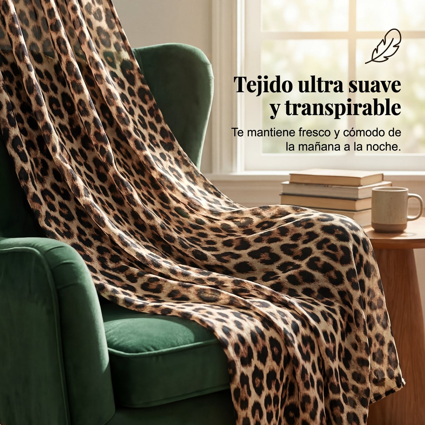 Mono Mujer Estampado Animal Escote en V Pierna Ancha