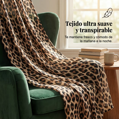 Mono Mujer Estampado Animal Escote en V Pierna Ancha