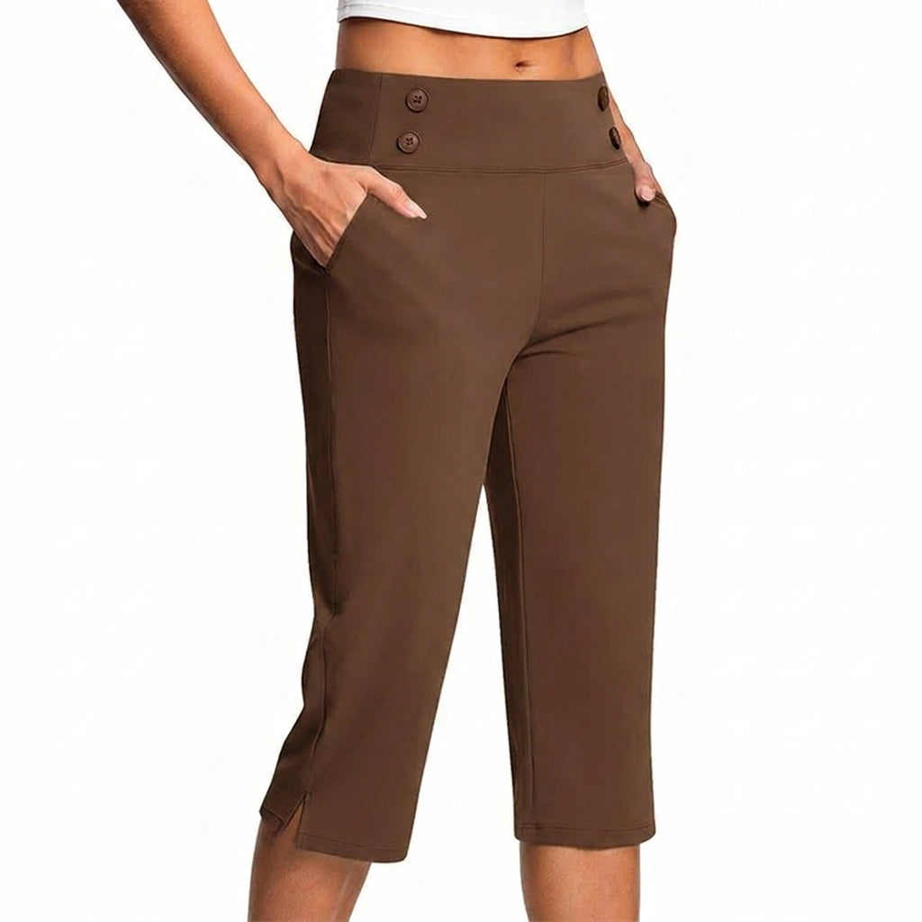 Pantalones Yoga Mujer Efecto Moldeador Ajuste Elegante