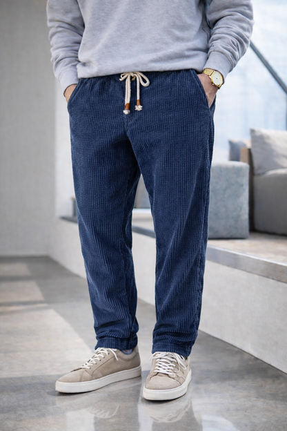 Pantalones Hombre de Pana Comodos Corte Regular
