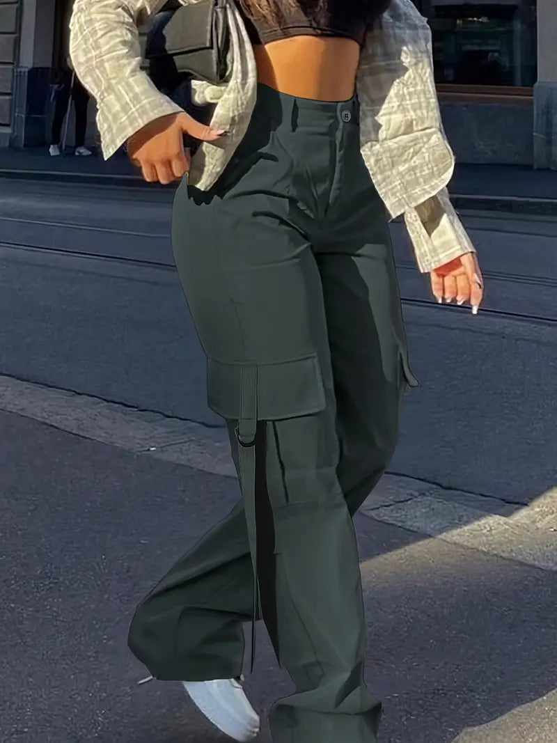 Pantalones Cargo Mujer Algodón Ajuste Estiloso