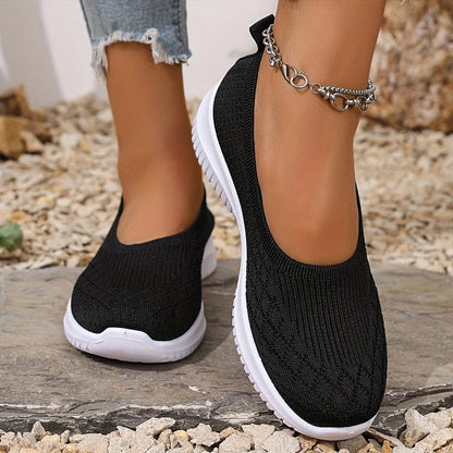 Zapatillas Slip-On Mujer con Suela Flexible Comoda