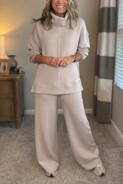 Conjunto Casual Mujer Dos Piezas Ajuste Elegante