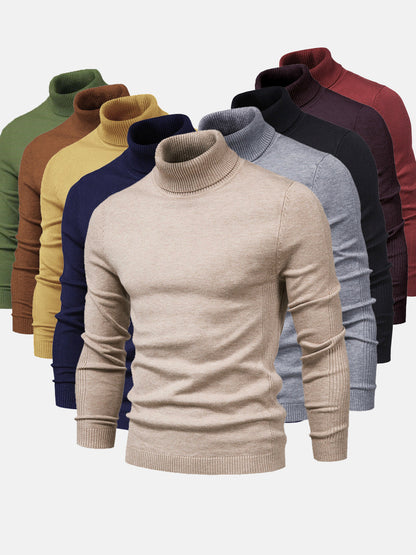 Jersey hombre Cuello alto Slim fit Ajustado