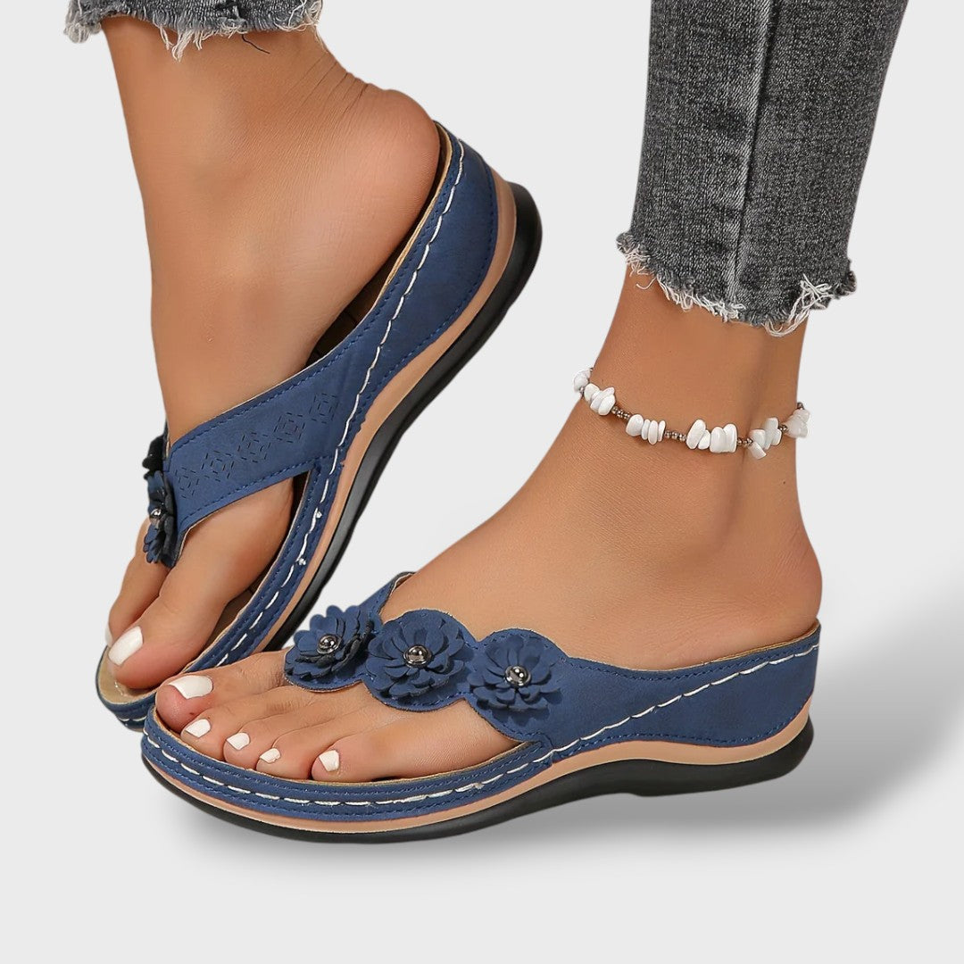 Sandalias ortopédicas mujer slip-on cómodas