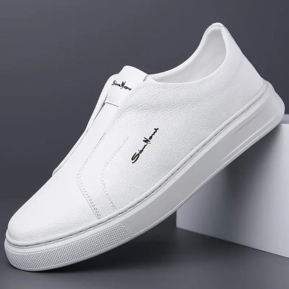 Zapatos Slip-On Hombre Cuero Suave Confortables