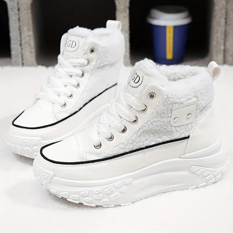Botines Mujer de Felpa Impermeables