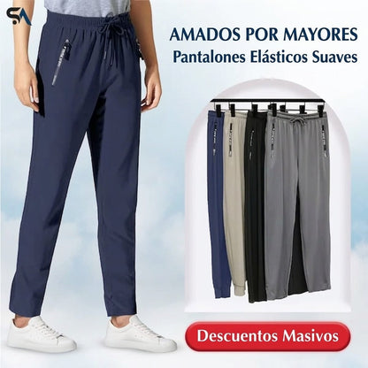Pantalón casual unisex suave y flexible corte elegante