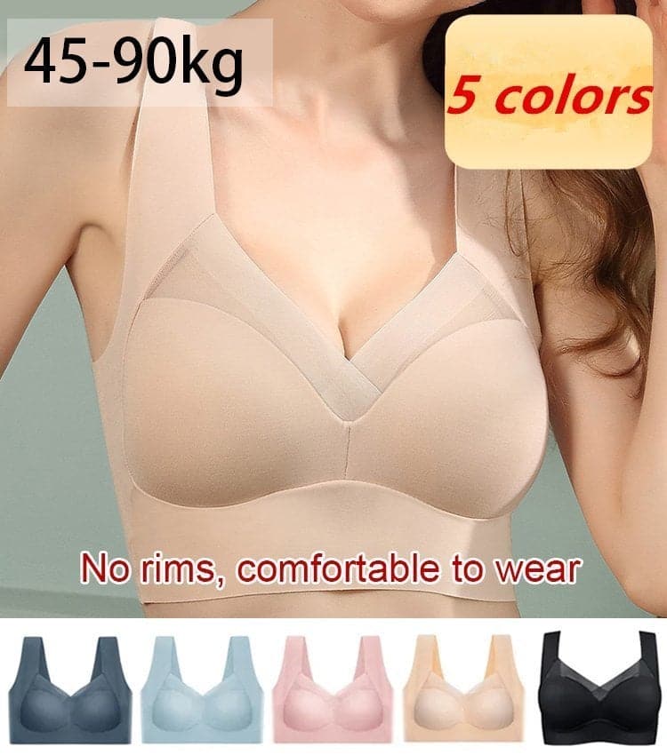 Sujetador Mujer Sin Aros Push Up Soporte Comodo Invisible