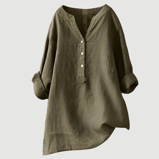 Blusa mujer ligera de manga larga versátil y cómoda - Mavetta