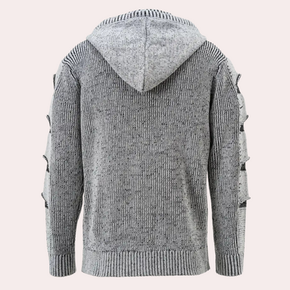 Sudadera Hombre de Pumavetta con Capucha y Botones