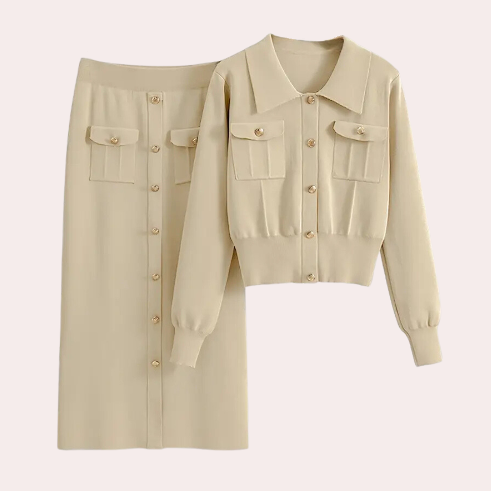 Vestido camisero Mujer Largo Manga Larga Botones