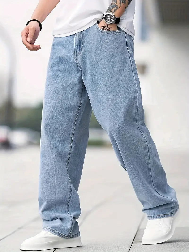 Pantalón Mezclilla Hombre Oversize Estilo Baggy - Mavetta