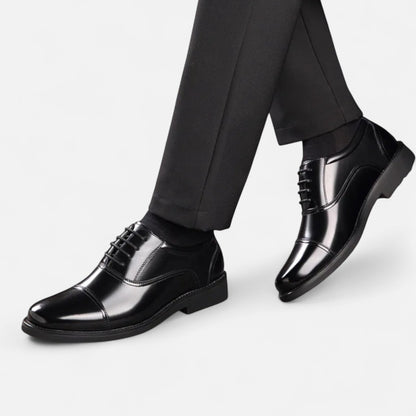 Zapatos Casual Hombre de Piel con Cordones Finos