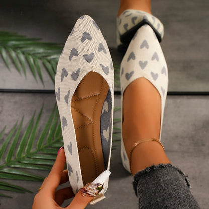 Bailarinas Mujer Punta Estrecha Estampado Diseño - Mavetta