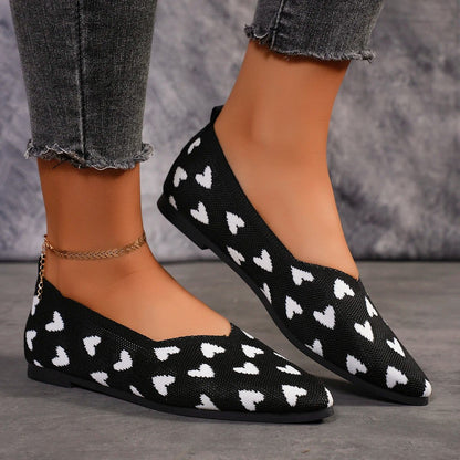 Bailarinas Mujer Punta Estrecha Estampado Diseño