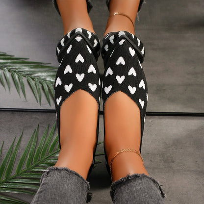 Bailarinas Mujer Punta Estrecha Estampado Diseño