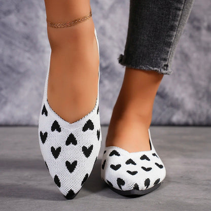 Bailarinas Mujer Punta Estrecha Estampado Diseño