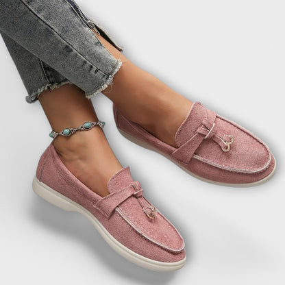 Mocasines Mujer Elegantes de Piel Ajuste Clásico