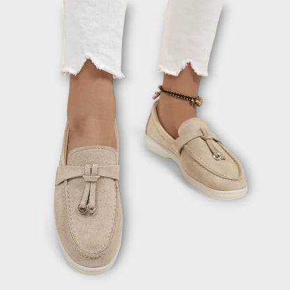Mocasines Mujer Elegantes de Piel Ajuste Clásico