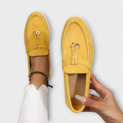 Mocasines Mujer Elegantes de Piel Ajuste Clásico