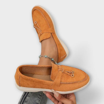 Mocasines Mujer Elegantes de Piel Ajuste Clásico