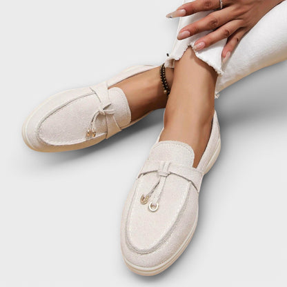 Mocasines Mujer Elegantes de Piel Ajuste Clásico