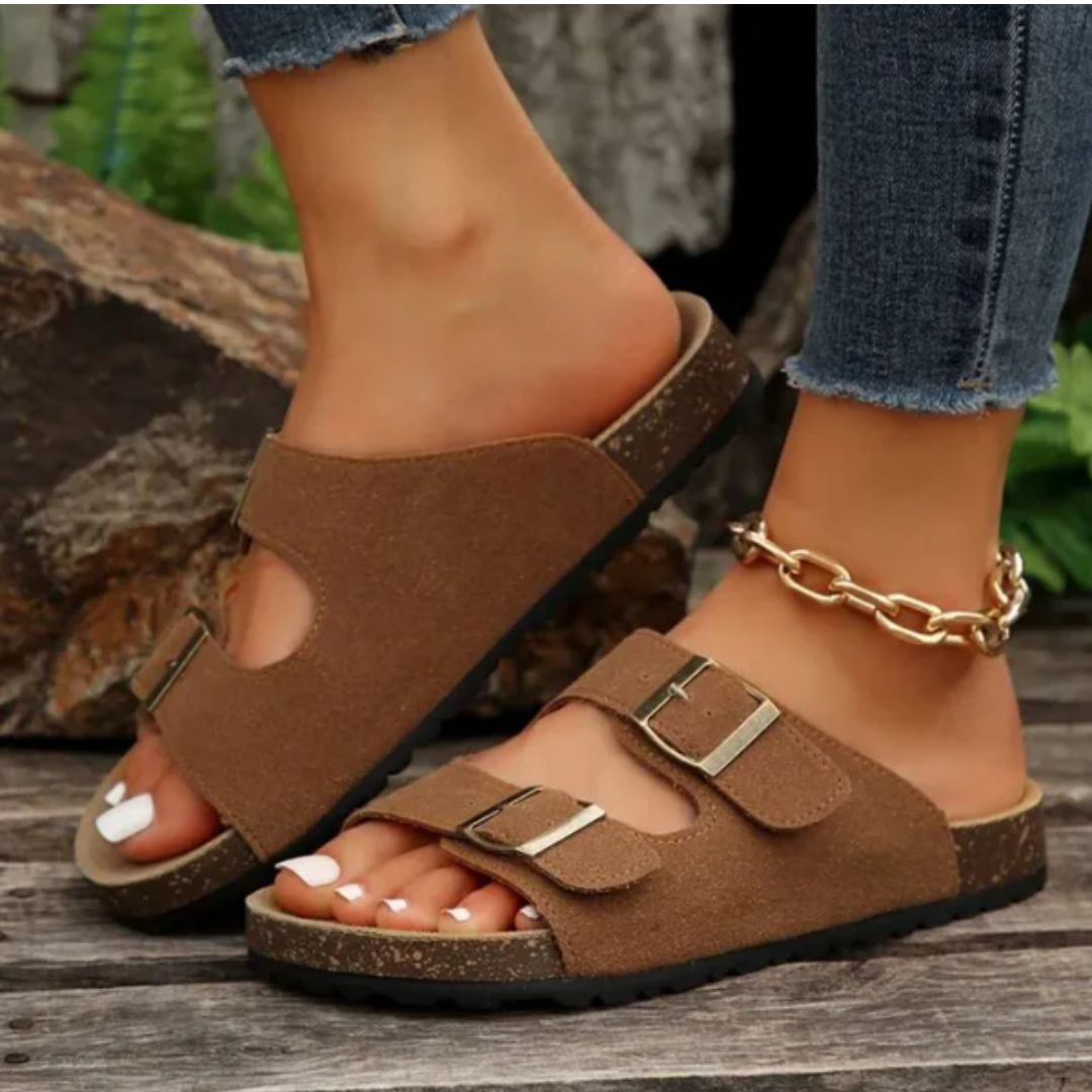 Sandalias Mujer Retro Comodas Ajuste Confort Verano - Mavetta