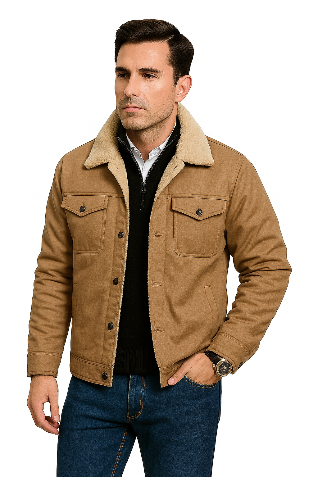 Chaqueta Bomber Hombre Diseño Casual