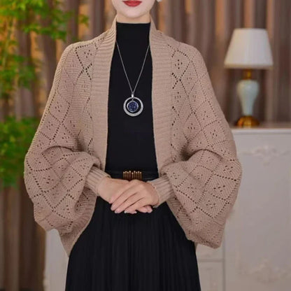 Chaleco Mujer de Punto Estilo Chal