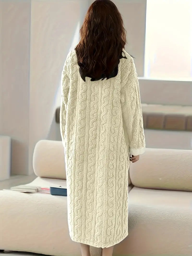 Camisón Mujer de Felpa Suave Confortable