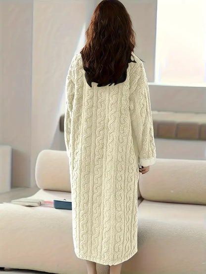 Camisón Mujer de Felpa Suave Confortable