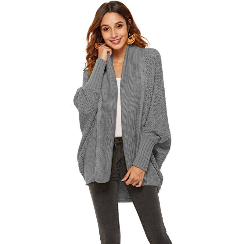 Cárdigan Mujer de Punto Oversize Ajuste Holgado