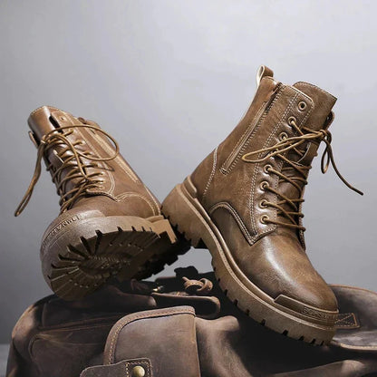 Botas altas hombre de piel diseño elegante y funcional