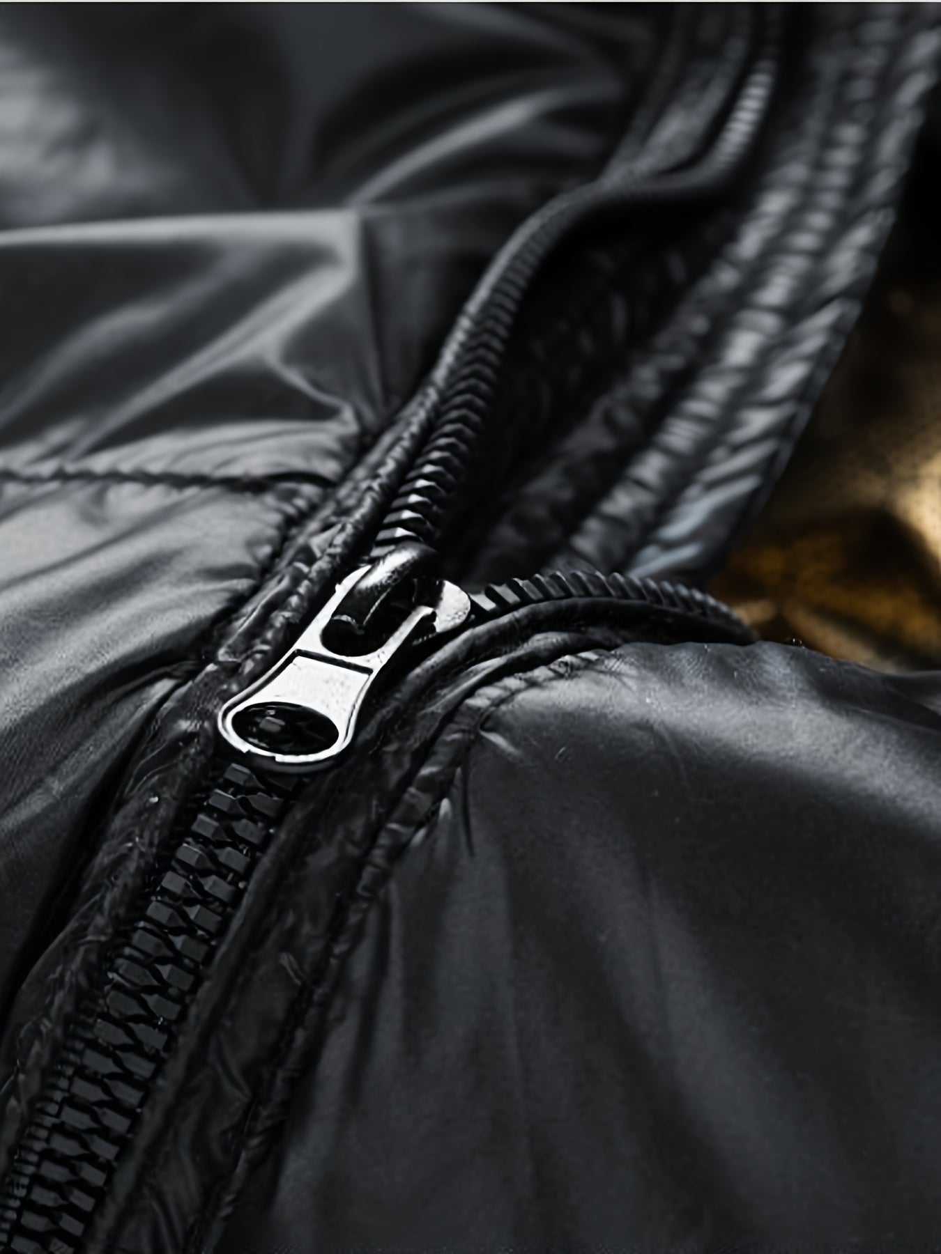 Abrigo Puffer Hombre Invierno Holgado con Capucha
